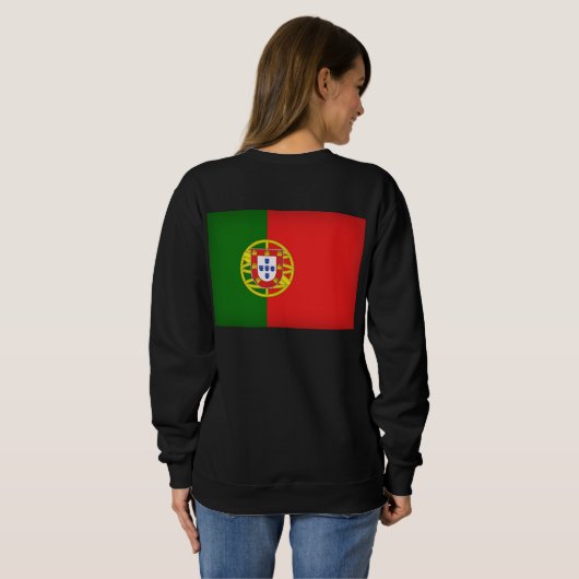 Portugiesisch-Azoren Sweatshirt (Schwarz voll)
