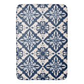 Portugiesisch Azulejo Blue und White Badematte (Vorderseite Vertikal)