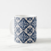 Portugiesisch Azulejo Blue und White Kaffeetasse (Vorderseite Links)