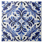 Portugiesisch Azulejo Pattern Fliese (Vorderseite)