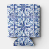 Portugiesisch-blaue Fliese Dosenkühler (Rückseite)