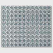 Portugiesisch-blaue Fliese Geschenkpapier (Flach)