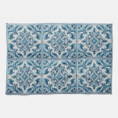 Portugiesisch-blaue Fliese Geschirrtuch (Horizontal)