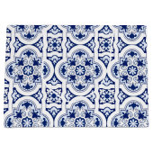 Portugiesisch-blaue Fliese Große Geschenktüte (Vorderseite)