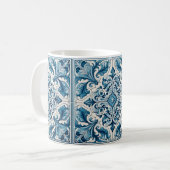 Portugiesisch-blaue Fliese Kaffeetasse (Vorderseite Links)