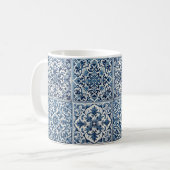 Portugiesisch-blaue Fliese Kaffeetasse (Vorderseite Links)