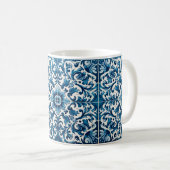 Portugiesisch-blaue Fliese Kaffeetasse (VorderseiteRechts)