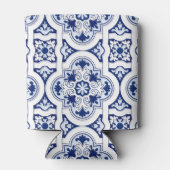 Portugiesisch-blaue Fliese kann kühler Dosenkühler (Rückseite)