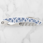 Portugiesisch-blaue Fliese Kellnermesser (Vorderseite)