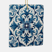 Portugiesisch-blaue Fliese Keramikornament (Rechts)