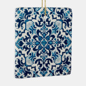 Portugiesisch-blaue Fliese Keramikornament (Rechts)