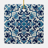 Portugiesisch-blaue Fliese Keramikornament (Rückseite)