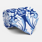 Portugiesisch-blaue Fliese Krawatte (Gerollt)