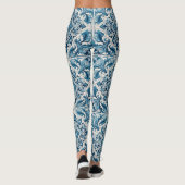 Portugiesisch-blaue Fliese Leggings (Rückseite)
