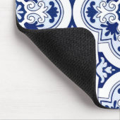 Portugiesisch-blaue Fliese Mousepad (Ecke)