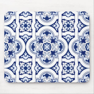 Portugiesisch-blaue Fliese Mousepad