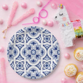 Portugiesisch-blaue Fliese Pappteller (Party)