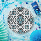 Portugiesisch-blaue Fliese Pappteller (Party)