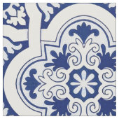 Portugiesisch-blaue Fliese Stoff (Nahaufnahme)