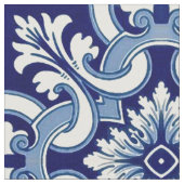 Portugiesisch-blaue Fliese Stoff (Nahaufnahme)