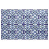 Portugiesisch-blaue Fliese Stoff (Yard (91,4 cm))