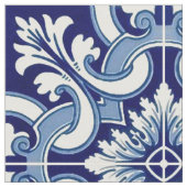 Portugiesisch-blaue Fliese Stoff (Nahaufnahme)