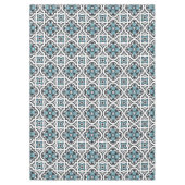 Portugiesisch-blaue Fliese Tischdecke (Vorderseite)