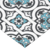Portugiesisch-blaue Fliese Tischdecke (Schrägansicht)