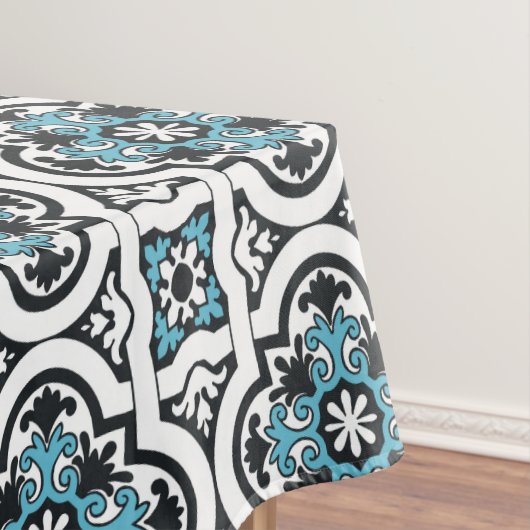 Portugiesisch-blaue Fliese Tischdecke (Beispiel)