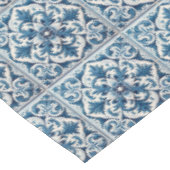 Portugiesisch-blaue Fliese Tischdecke (Schrägansicht)