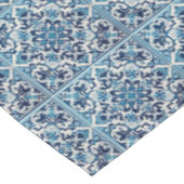 Portugiesisch-blaue Fliese Tischdecke (Schrägansicht)