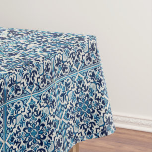 Portugiesisch-blaue Fliese Tischdecke