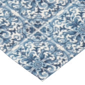 Portugiesisch-blaue Fliese Tischdecke (Schrägansicht)
