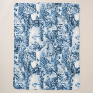 Portugiesisch-blaue Fliesen romantisches Szenemust Sherpadecke