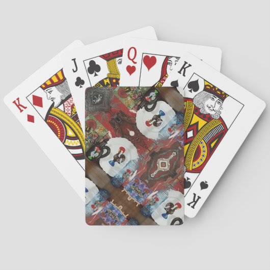 Portugiesisch-blaue Fliesenkarten Spielkarten (Rückseite)