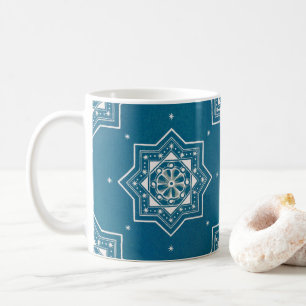 Portugiesisch-Blauer Azulejos-Muster Kaffeetasse