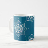 Portugiesisch-Blauer Azulejos-Muster Kaffeetasse (Vorderseite Links)