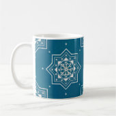 Portugiesisch-Blauer Azulejos-Muster Kaffeetasse (Links)