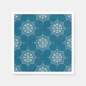 Portugiesisch-Blauer Azulejos-Muster Serviette (Vorderseite)