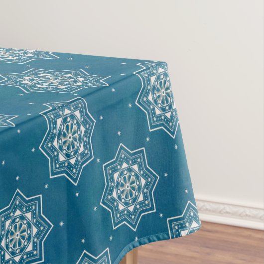 Portugiesisch-Blauer Azulejos-Muster Tischdecke (Beispiel)