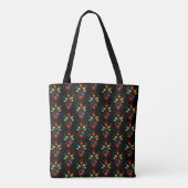 Portugiesisch blühendes Herzmuster Tasche (Rückseite)