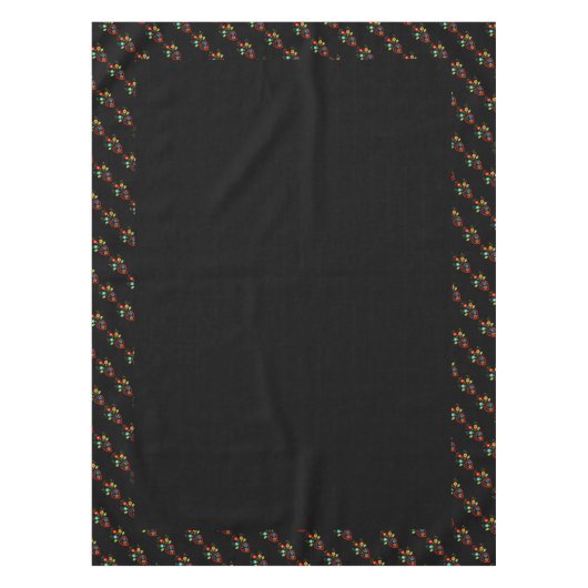 Portugiesisch blühendes Herzmuster Tischdecke (Vorderseite)