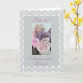 Portugiesisch - der 90. Geburtstag der Großmutter Karte (Gelbe Blume)