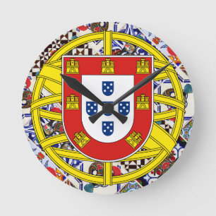 Portugiesisch Design Wall Clock Runde Wanduhr