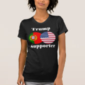 Portugiesisch entwirft Trump als Unterstützer T - T-Shirt (Vorderseite)