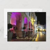 Portugiesisch: Faro, Portugal - Arco da Vila Postkarte (Vorne/Hinten)