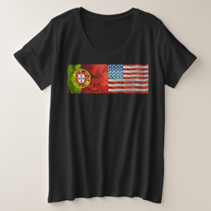 Portugiesisch Große Größe T-Shirt