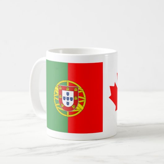 Portugiesisch-Kanadisch Kaffeetasse (Vorderseite Links)