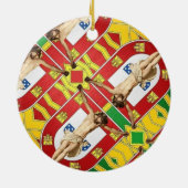 Portugiesisch Keramik Ornament (Hinten)