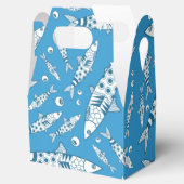 Portugiesisch Lissabon Sardines Pattern Azulejos B Geschenkschachtel (Geöffnet)